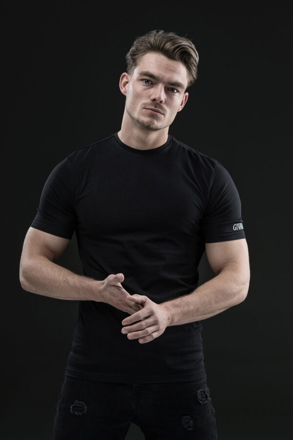GIVALRI BLANK T-SHIRT BLACK - Afbeelding 2